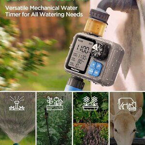 NEW Sprinkler Irrigation Timer with Brass Inlet
